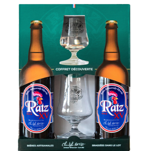 Coffret Dégustation de bières Ratz XV en 75cl