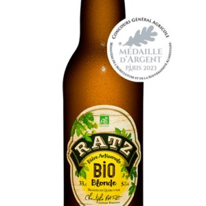 Bière Ratz Bio Blonde - Médaillée d'Argent Paris 2023